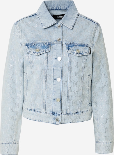 Karl Lagerfeld Демисезонная куртка в Джинсовый синий / Серебристый, Обзор товара