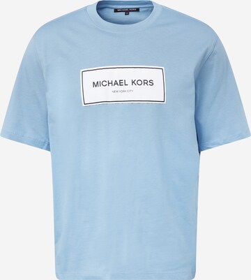 Michael Kors - Camiseta en azul: frente