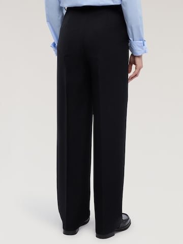 Wide Leg Pantalon Trussardi en noir