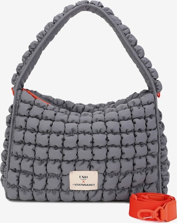 Sac bandoulière 'Unio' Les Visionnaires en gris : devant