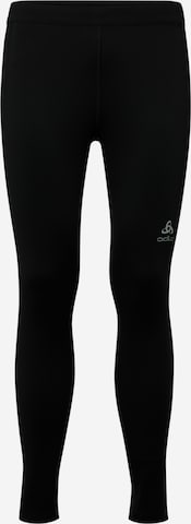 ODLO Skinny Workout Pants 'ESSENTIAL' in Black: front