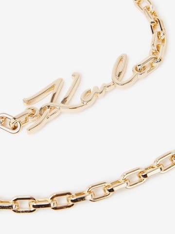 Karl Lagerfeld Riem in Goud