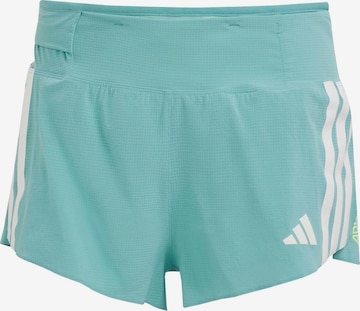 ADIDAS PERFORMANCEregular Sportske hlače 'Adizero Gel' - zelena boja: prednji dio