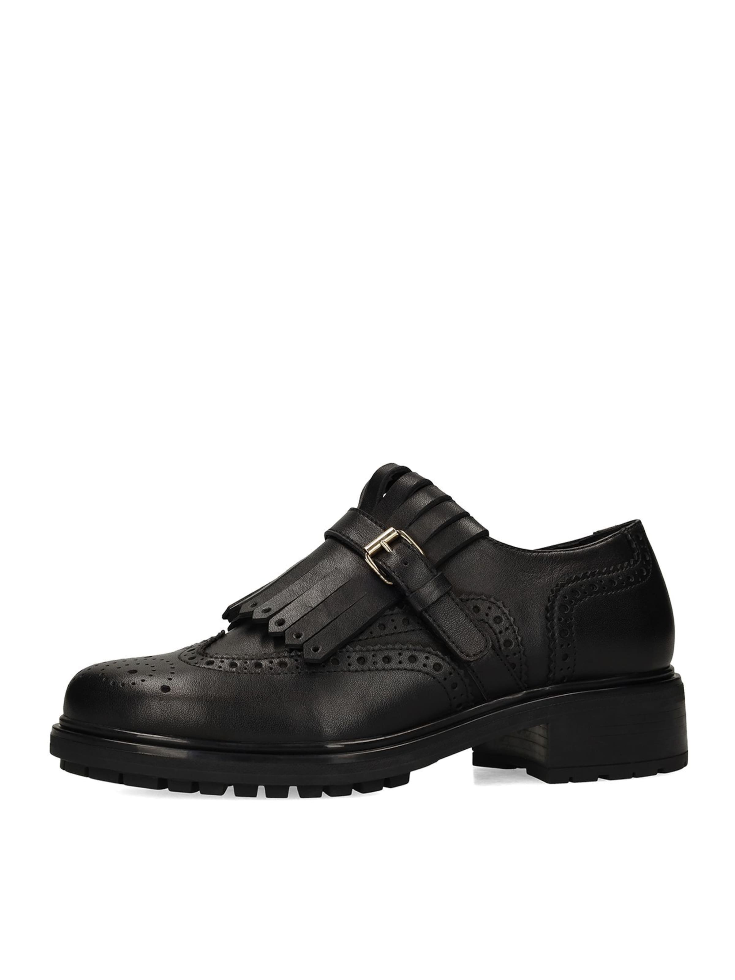 Chaussure basse MANFIELD en noir : devant
