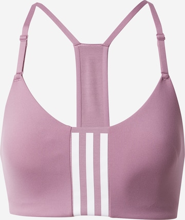 ADIDAS PERFORMANCE Sports Bra 'Aeroimpact Light-Support' in Pink: front