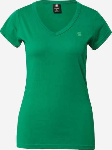G-Star RAW Shirt 'Eyben' in Groen: voorkant