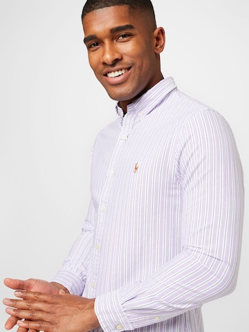 Polo Ralph Lauren Slim fit Button Up Shirt in Purple