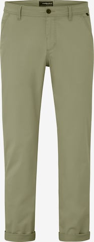 REDPOINT Slim fit Chino Pants in Green: front