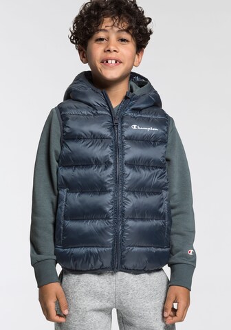 Gilet Champion Authentic Athletic Apparel en bleu : devant