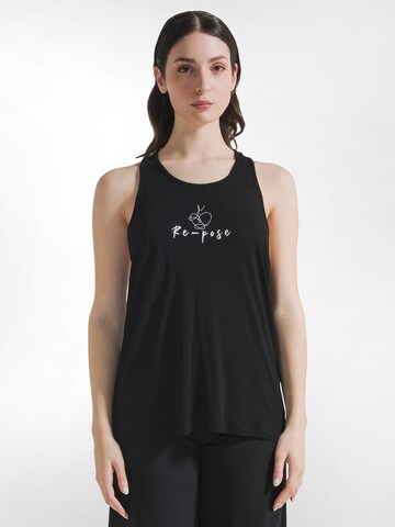 DEHA Sporttop in Zwart: voorkant