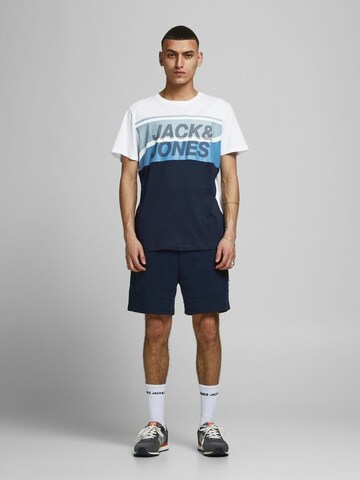 T-Shirt 'Resist' JACK & JONES en bleu