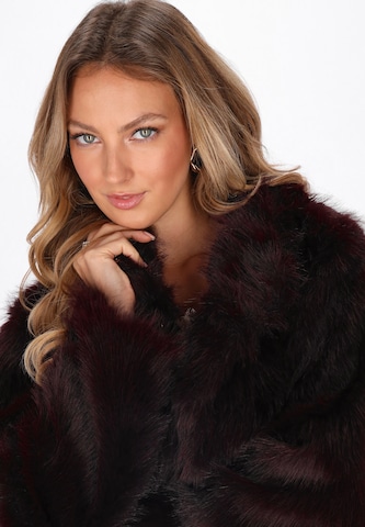Manteau d’hiver faina en rouge