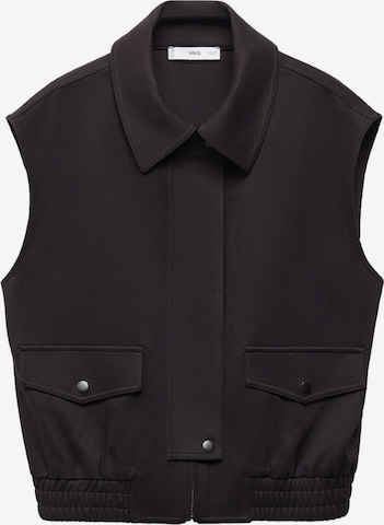 Gilet 'Garro' MANGO en noir : devant