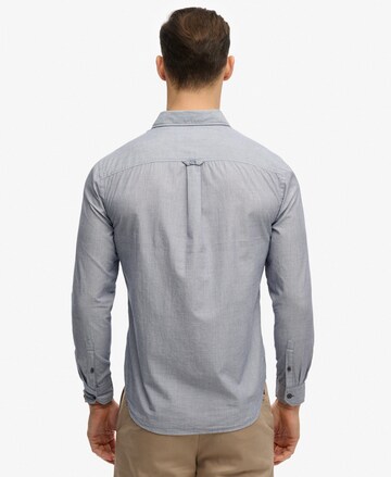 Coupe slim Chemise Superdry & Co en bleu