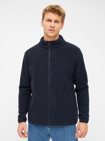 Sea Ranch Fleecejacke  'Hagbard' in Blau: predná strana