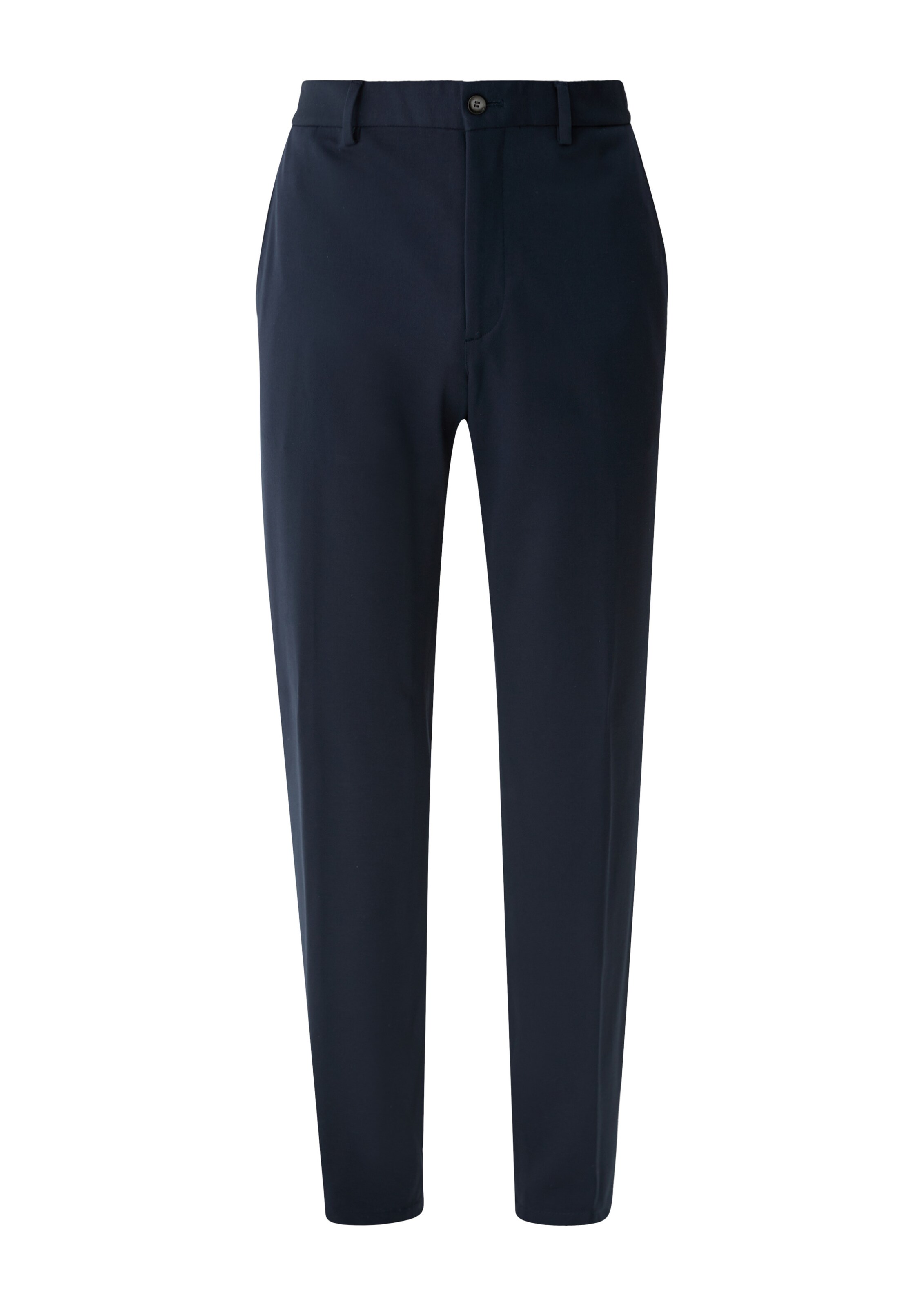 Coupe slim Pantalon chino s.Oliver BLACK LABEL en bleu : devant