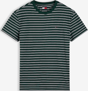 T-Shirt Tommy Jeans en vert : devant