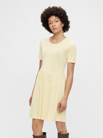 PIECES Dress 'Kamala' in Yellow: front