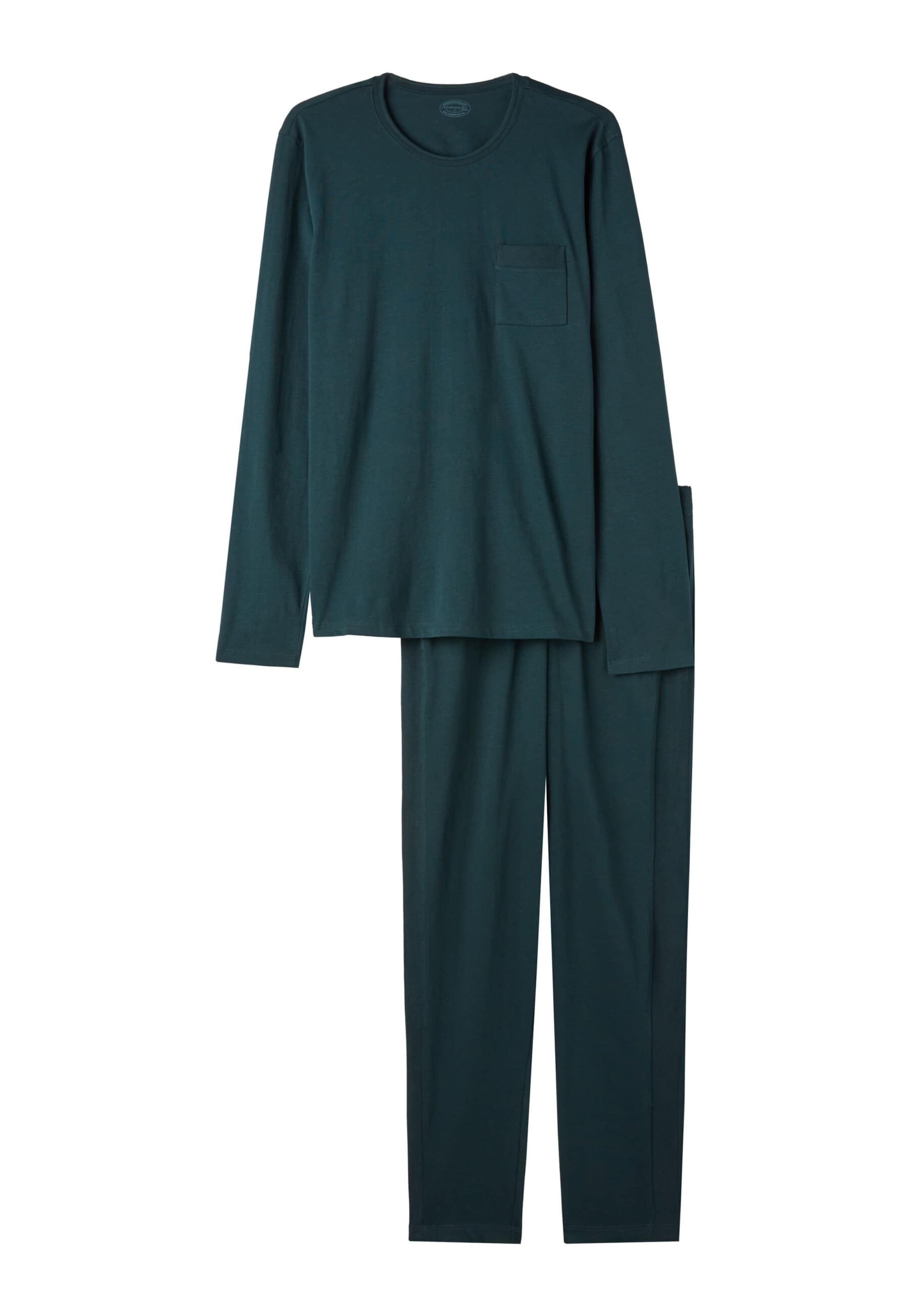 IUMAN Intimissimi Uomo Lange Schlafanzüge in Grün: Vorderseite