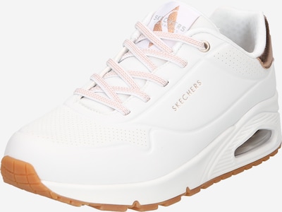 SKECHERS Sneaker low 'Uno' i rosa guld / hvid, Produktvisning