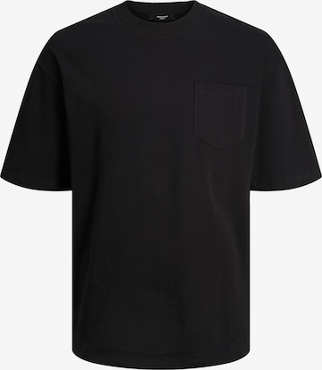 Tricou 'Blakam' de la JACK & JONES pe negru: față