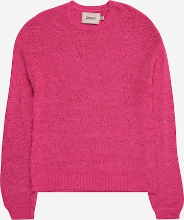 Pull-over 'KOGGEENA' ONLY GIRLS en rose : devant