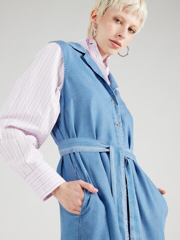 Robe-chemise 'VMBree' VERO MODA en bleu