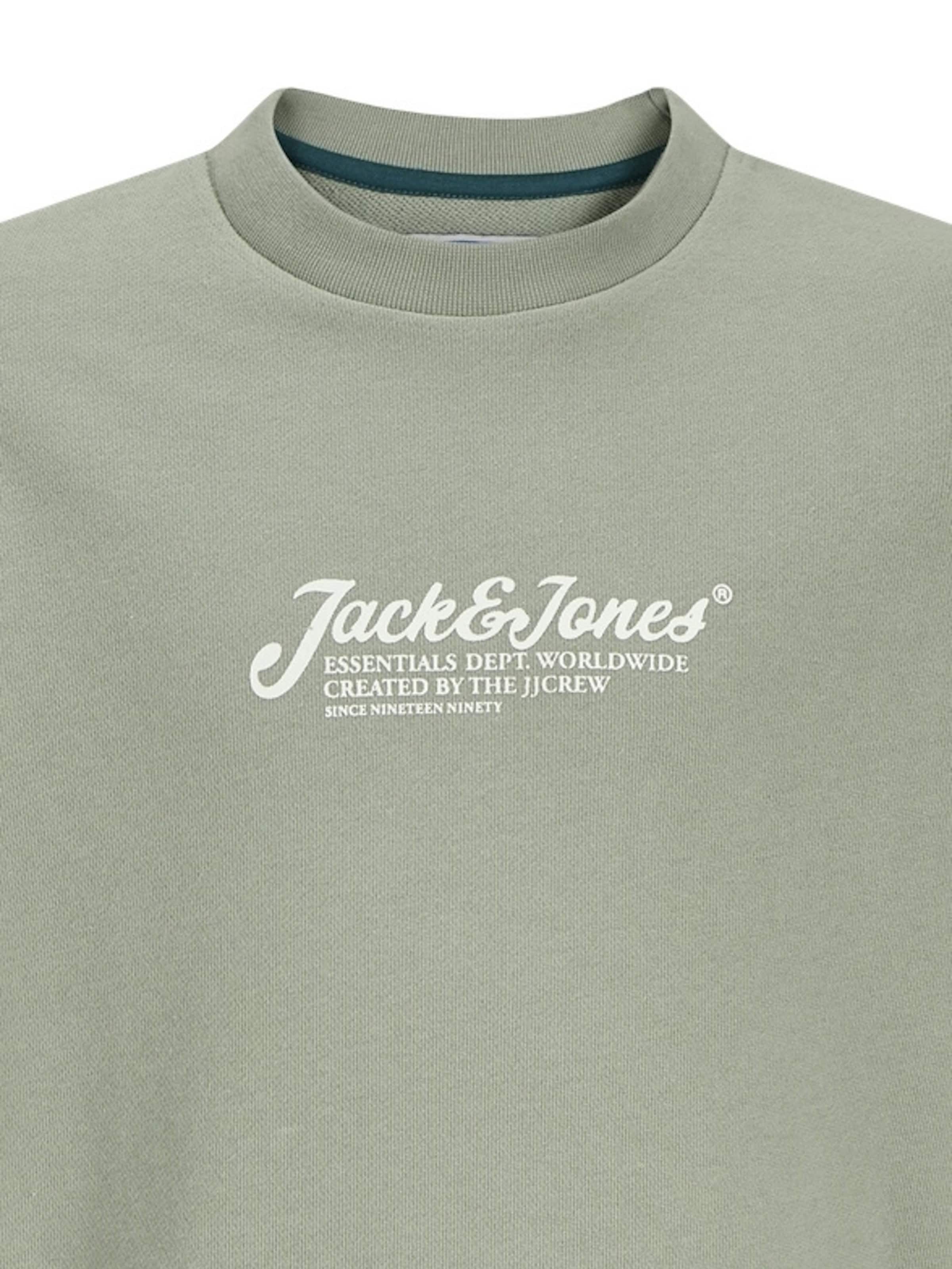 Felpa 'Beau' di Jack & Jones Junior in verde