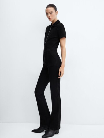 MANGO Jumpsuit 'Iggy' in Zwart: voorkant