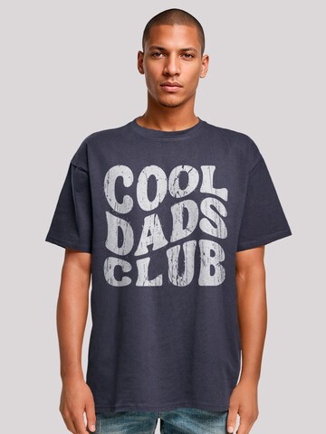 T-Shirt 'Cool Dads Club Vintage Vatertag' F4NT4STIC en bleu : devant