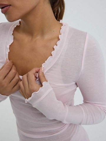 Seamless Basic Top ' Cotton ' in Pink