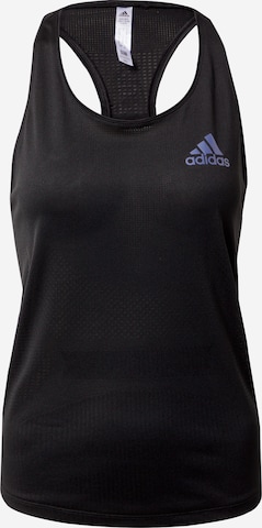 ADIDAS SPORTSWEAR - Top desportivo 'Parley Adizero' em preto: frente