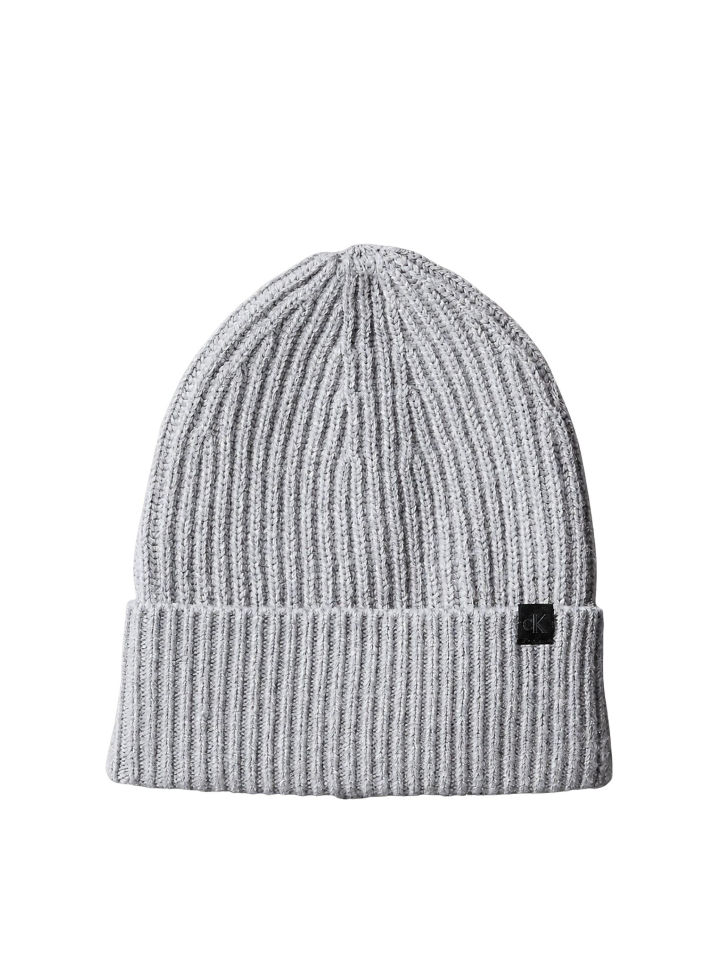 Bonnet Calvin Klein Kids en gris : devant