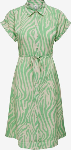 JDY Skjortklänning 'Camille' i grön: framsida