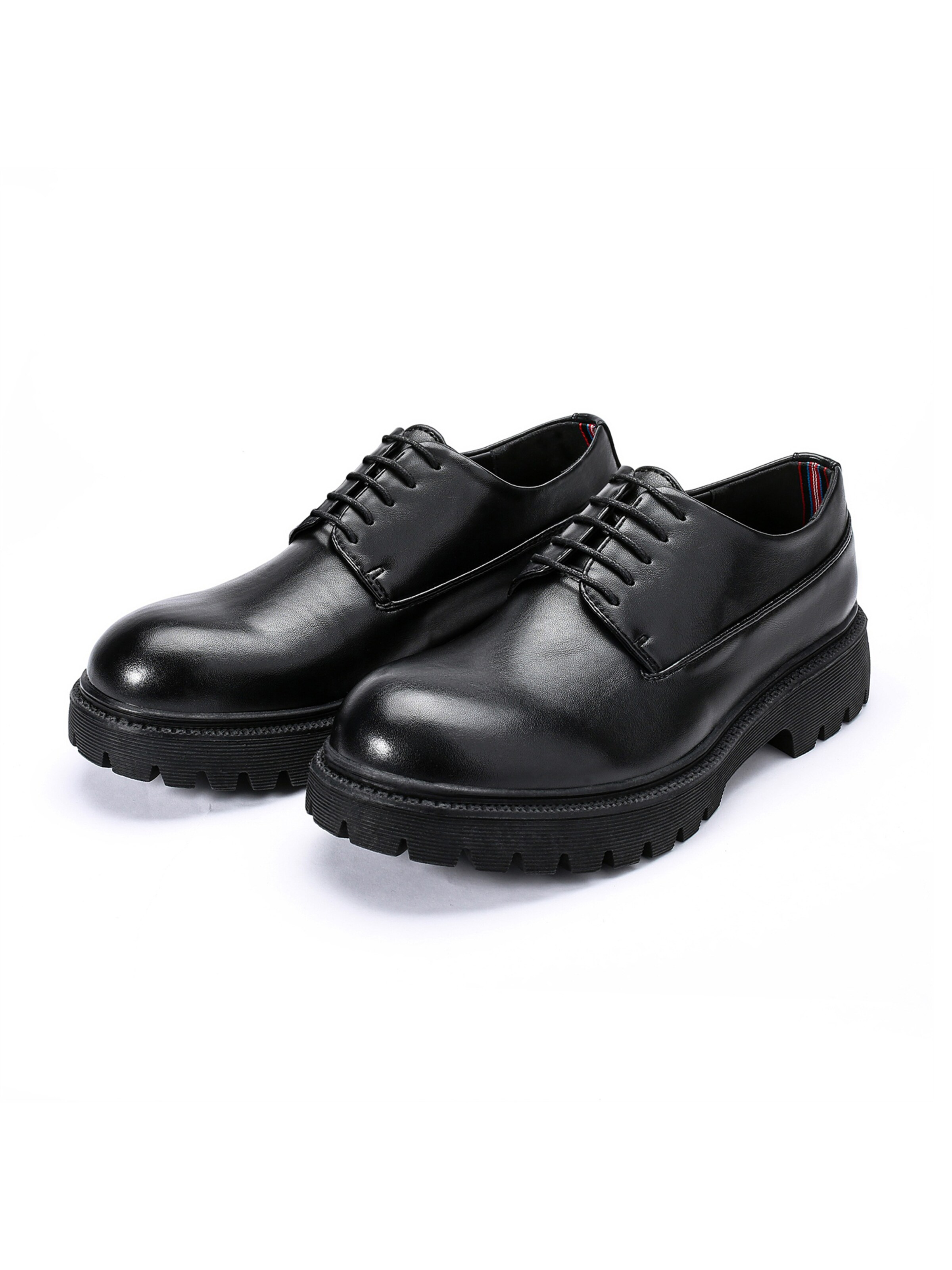 ALLTHEMEN Schnürschuh 'Schicht'‌‌‌‌‌‌‌‌‌‌ in Schwarz