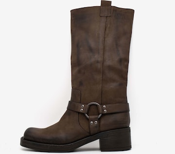 Bottes Giada en marron : devant