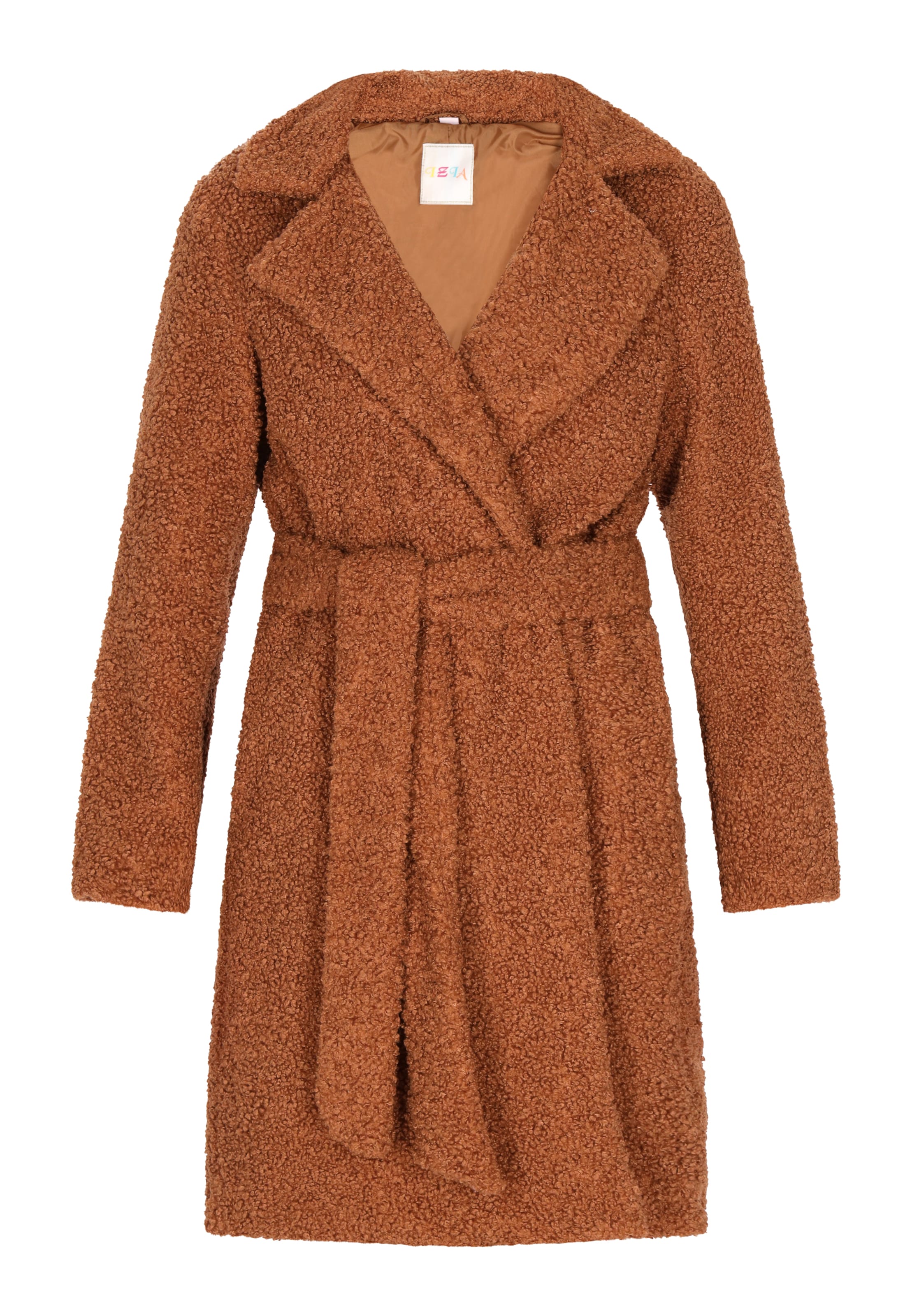 Cappotto di mezza stagione di IZIA in marrone: frontale