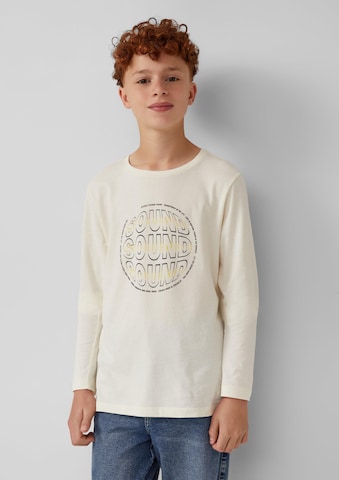 T-Shirt s.Oliver en beige : devant