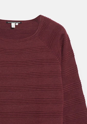 Pull-over QS en rouge