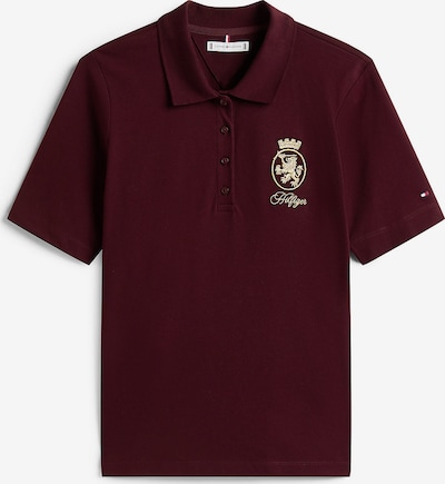 TOMMY HILFIGER Majica u zlatna / bordo, Pregled proizvoda