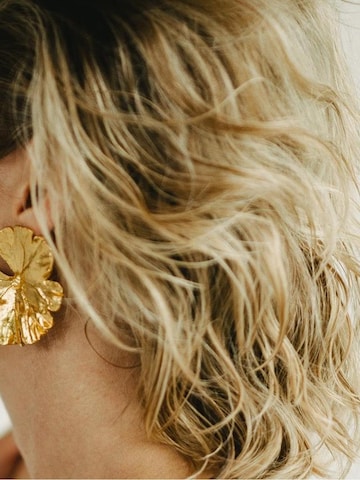 Boucles d'oreilles 'Flora Rise' Les Reines en or