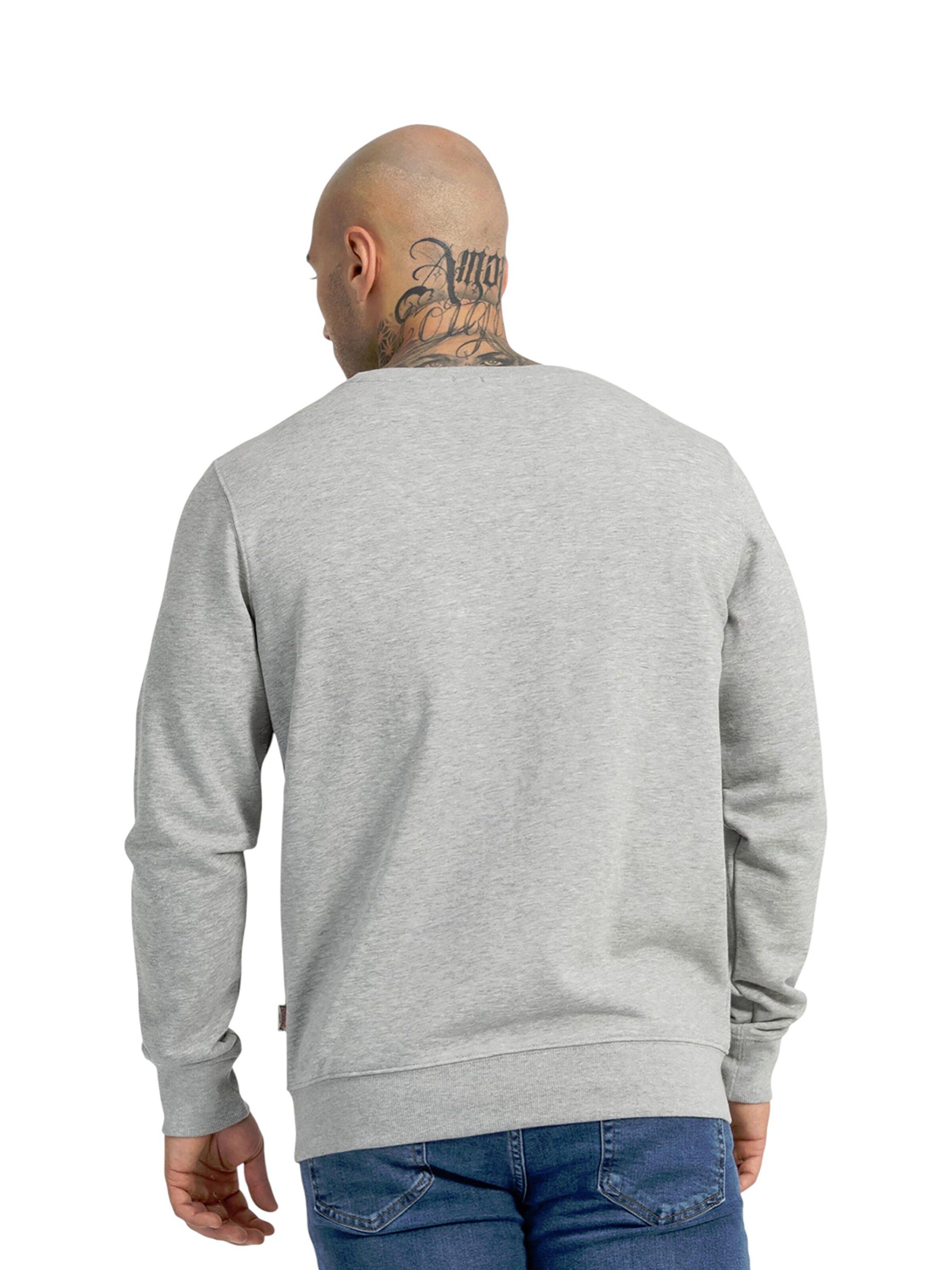 LONSDALE Sweatshirt 'Longridge' in Grey