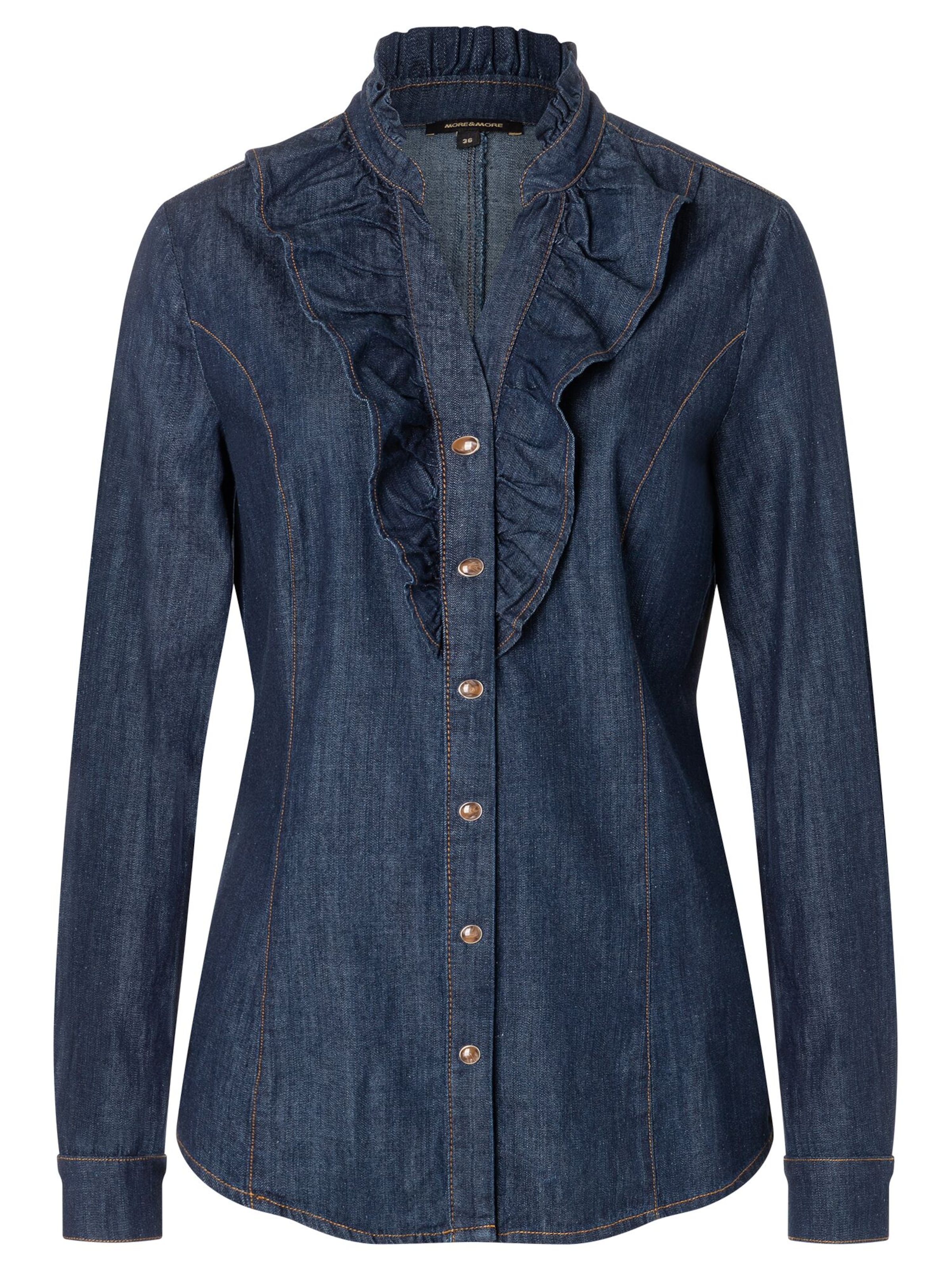 MORE & MORE Bluza | modra barva: sprednja stran