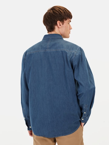 CAMEL ACTIVE Regular fit Button Up Shirt in Blue