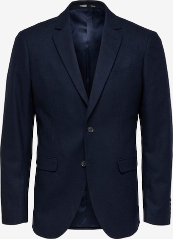 SELECTED HOMME - Ajuste estrecho Chaqueta saco 'Adrian' en azul: frente