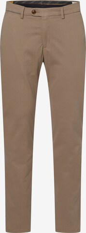 Coupe slim Pantalon chino bugatti en beige : devant