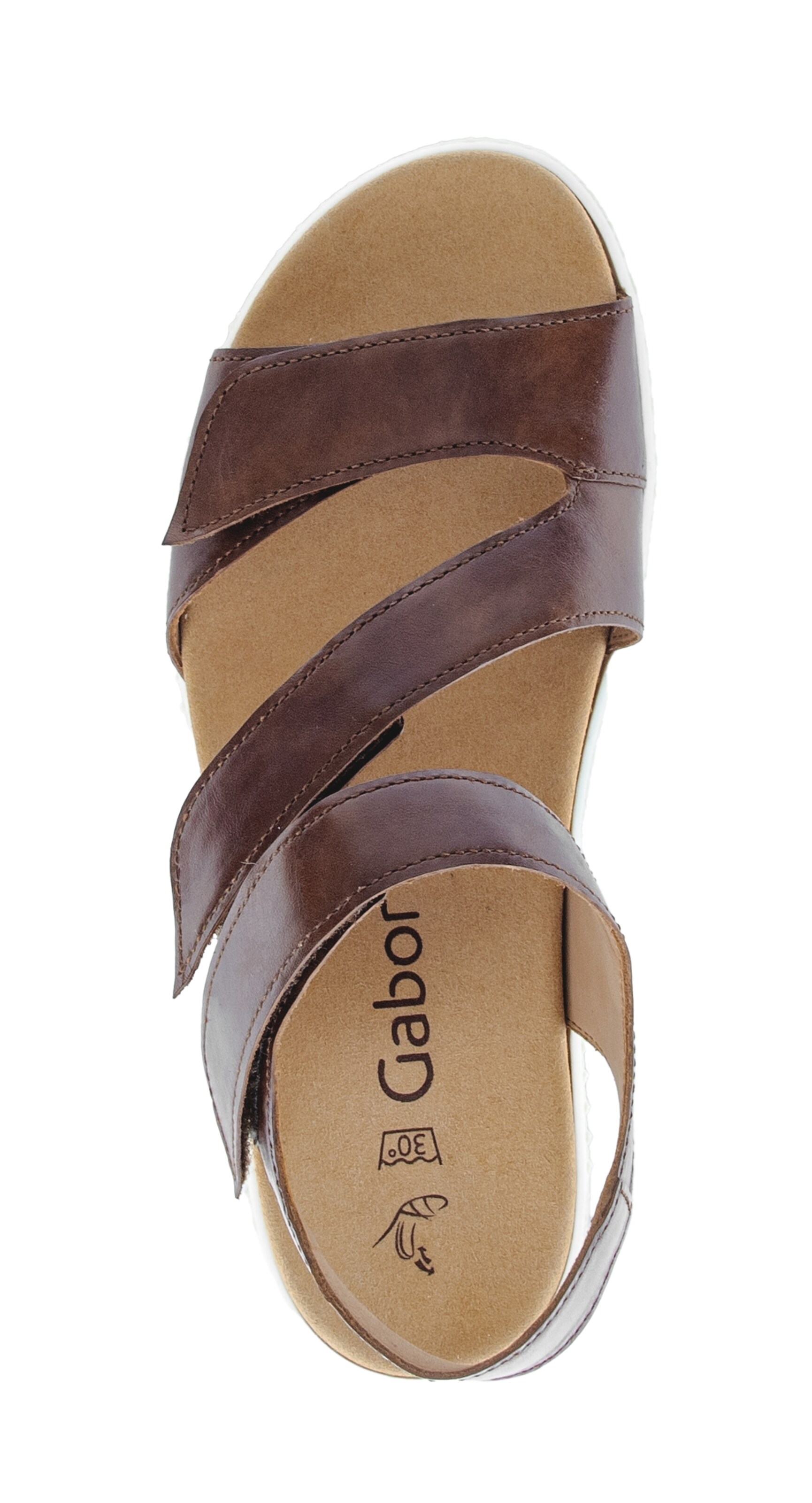 GABOR Strap Sandals in Brown
