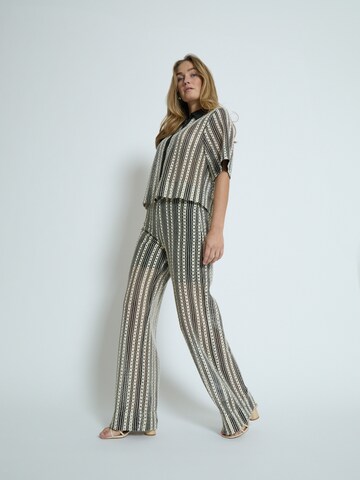 Wide Leg Pantalon 'Nila' minus en noir