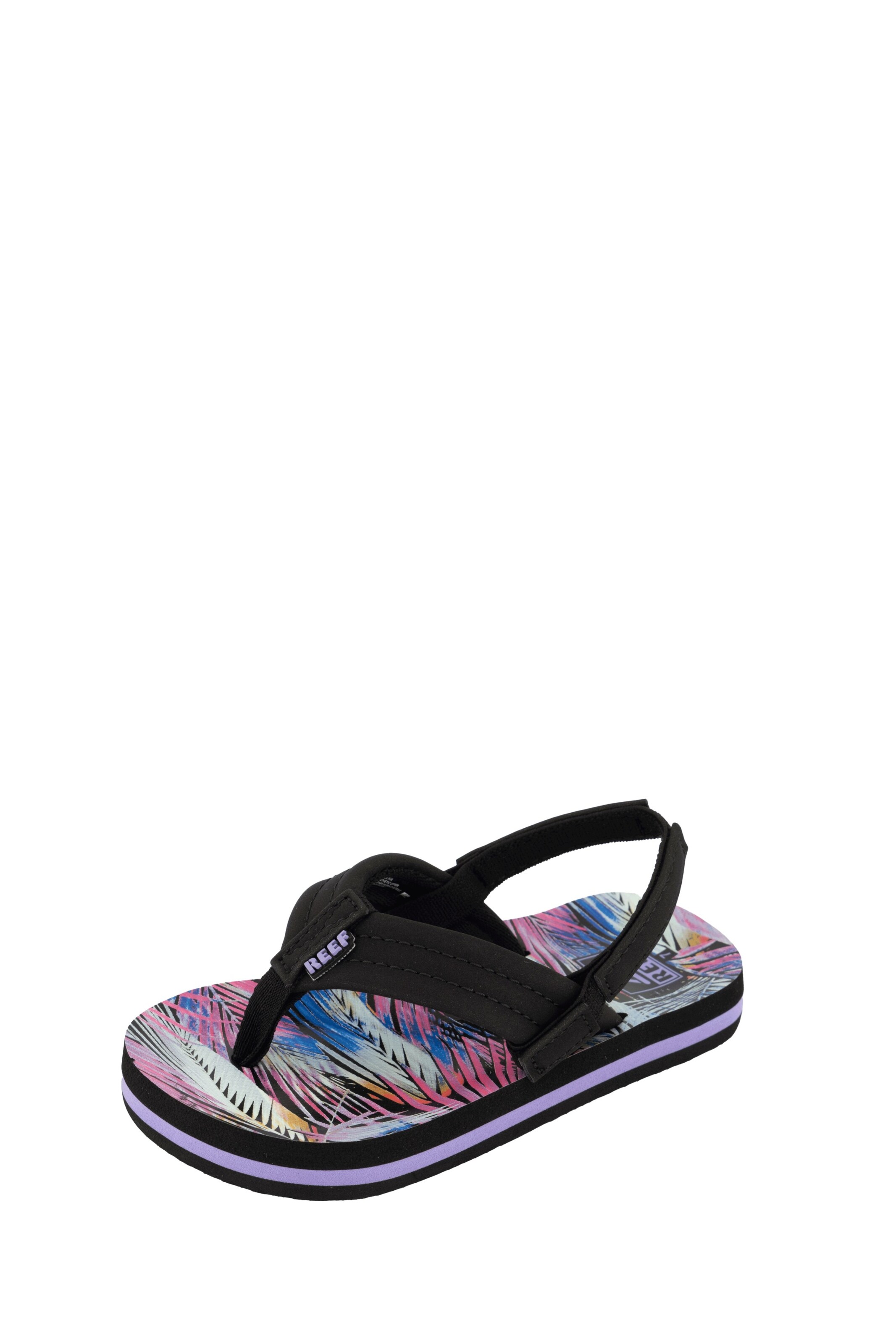 Sandales 'Little Ahi' REEF en noir : devant