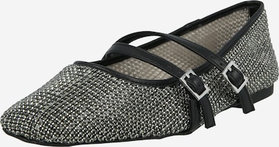 36 dydžio Balerinos su dirželiais 'Watchlist' iš STEVE MADDEN, spalva – juoda / sidabrinė, Prekių apžvalga